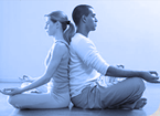 Well-being couple meditation